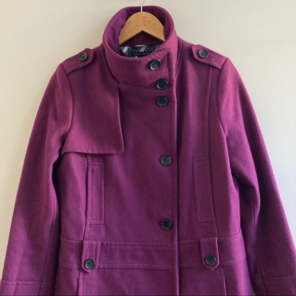 Tommy Hilfiger Purple Peacoat Size 10 - Picture 3 of 13